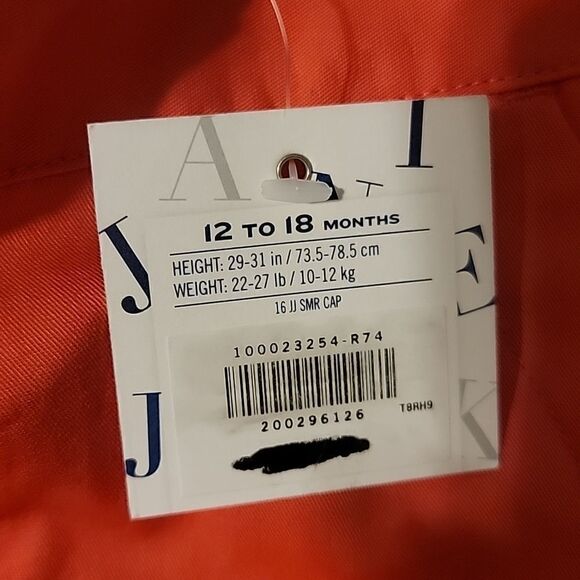 JANIE AND JACK CORAL/MELON SHORTS, SIZE 12-18 MONTHS - NEW! - Picture 4 of 7